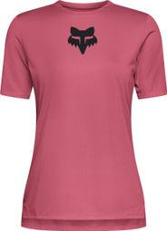 Camiseta de manga corta Fox Ranger Fox Head rosa para mujer