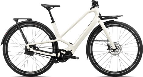Orbea Diem 10 Electric City Bike Enviolo Automatiq Belt 630Wh Shimano 85 Nm 700 mm Ivory White 2025