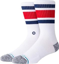 Chaussettes Stance Boys Blanc/Rouge 