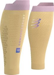 Manchons de compression Compressport R2 3.0 Jaune/Rose