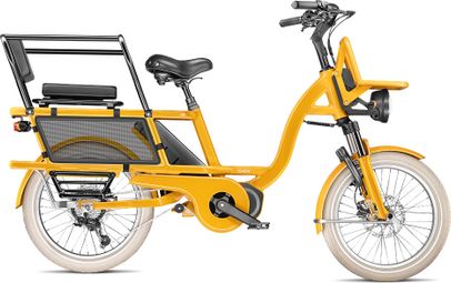 Vélo Cargo GAYA  L'Incroyable Le Court  Safran  pack adulte + barres