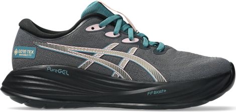 Asics Gel-Cumulus 27 GTX Running Shoes for Women, Gray/Black