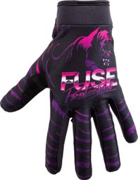 Fuse Chroma Night Panther Lange Handschuhe Schwarz / Pink / Lila