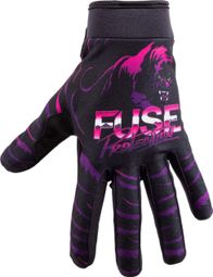 Fuse Chroma Night Panther Guantes largos Negro / Rosa / Morado