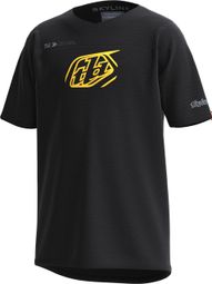 Maillot de manga corta infantil Troy Lee Designs Skyline Iconic Negro