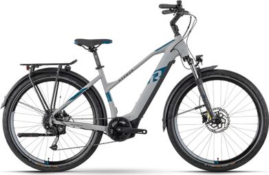 Raymon TourRay E 5.0 LadyTrekking Electric Bike Tektro 9S 500Wh 700 mm Grey Blue 2024