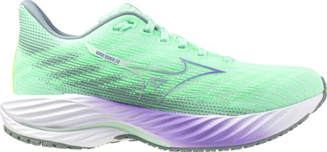 Mizuno Wave Rider 28 Damen Running Schuh Grün/Violett