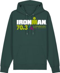 Sweat à Capuche Ironman 70.3 Luxembourg Vert