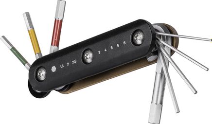 Topeak Hex Combo (8 Funciones) Multiherramientas Negro