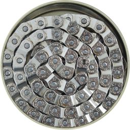 Halfschalmketting Chroom 3/32 Enkele snelheid