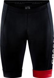 Craft Core Endur Zwart Rood Heren Bibtights