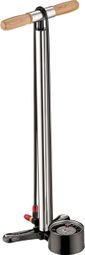 Lezyne Floor Drive Silver Voetpomp