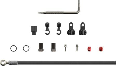 Kit tubi idraulici per freni a disco Sram Silver Banjo (2000 mm) Black