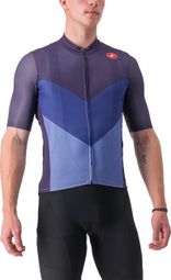 Maglia Castelli Endurance Pro 2 a manica corta Blu Scuro/Viola