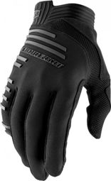 100% R-Core Black Long Gloves