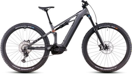 Cube Stereo Hybrid One44 HPC SLX 800 Electric Full Suspension MTB Shimano Deore XT 12S 800 Wh 27.5'' Slab Grey 2025