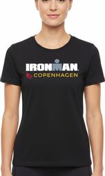 Dames Ironman Kopenhagen Zwart Korte Mouw T-Shirt