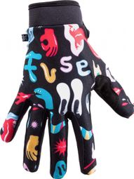 Guanti Fuse Chroma Glove Crazy Snake Lunghi Neri