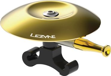 Campana Lezyne Classic Shallow Brass Oro Negro