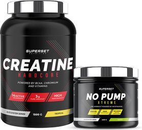 Programme Volume et Force - Créatine Hardcore Tropical - No Pump Xtreme Mojito