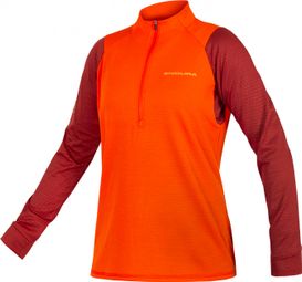 Endura Fleece Jas SIngleTrack Woman Paprika