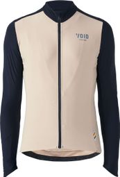 Void Yoke Zip Long Sleeve Jersey Sand Beige