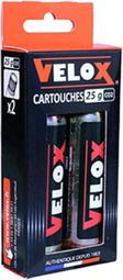 CARTOUCHE CO2 FILETE VELOX 25g (VENDU AU BLISTER DE 2)