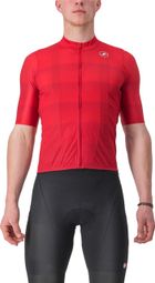 Maillot Castelli Livelli de manga corta Rojo