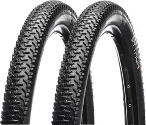 Set Hutchinson Python 2 26'' Tubetype Rigid Mono-Compound MTB Banden Zwart
