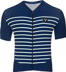 Maillot Manches Courtes LeBram Ventoux Marine Coupe Ajustée — vue 2