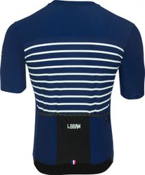 Maillot Manches Courtes LeBram Ventoux Marine Coupe Ajustée — vue 3