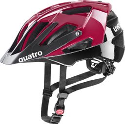 Uvex Quatro MTB-Helm Rot/Schwarz