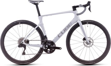 Bicicleta de carretera Cube Agree C:62 One Shimano 105 Di2 12V 700 mm Gris Fog 2025 | 53 167/179 - Producto reacondicionado