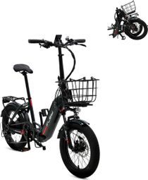 Swan Fat Gris | 18x 3.0” | Autonomie 70 km | Fourche avec suspension