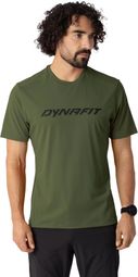 Maglietta da trail Dynafit Traverse color kaki da uomo