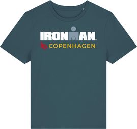 T-Shirt Manches Courtes Ironman Copenhagen Bleu Turquoise Femme