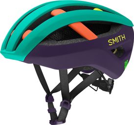 Casque Route Smith Network Mips Violet/Vert