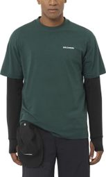Salomon Freestyle short-sleeved T-shirt Green Unisex
