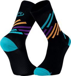 BV Sport Light Run ''Miami'' Sokken Zwart/Turquoise