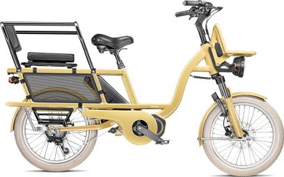 Vélo Cargo GAYA  L'Incroyable Le Court  Moka  pack adulte + barres