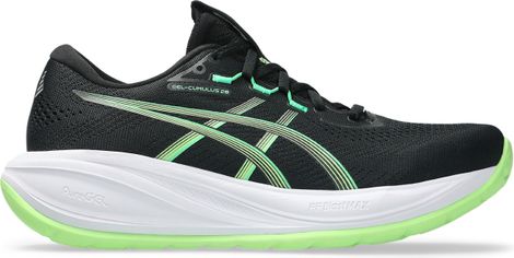 Asics Gel-Cumulus 28 hardloopschoenen zwart/groen heren