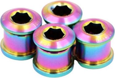 Pride Vortex Titanium Large bolt kit - Oil Slick