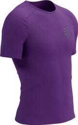 Compressport Performance Short Sleeve Shirt Purple