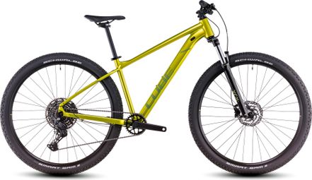 Mountain bike semi-rigida Cube Aim SLX Shimano 11 velocità 29'' Giallo Verde Lime Flash 2025 Taglia XXL 190/200 cm - Prodotto ricondizionato