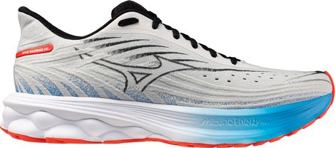 Mizuno Wave Skyrise 6 Hardloopschoenen Wit/Blauw/Rood Heren