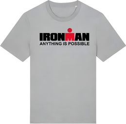 Camiseta de manga corta para hombre Ironman Creator 2.0 Gris claro