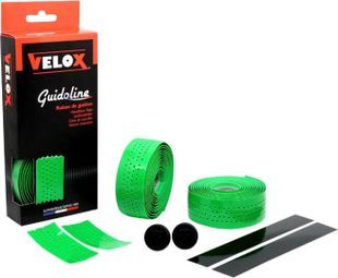 Ruban de guidon Velox gloss perfore vert brillant