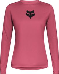 Fox Ranger Ranger Fox Head Roze Dames Shirt met Lange Mouwen