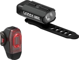 Paire d'Éclairages Lezyne Hecto Drive 500XL / KTV Pair Noir