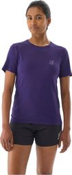 Compressport Performance Women's Jersey met korte mouwen Purple